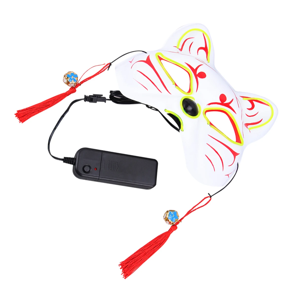 Luminous Kitten Shaped Glow Bendable Led Light Up Mask For Halloween Carnival Party Festival El Glow Mask No Required
Luminous Kitten Shaped Glow Bendable Led Light Up Mask For Halloween Carnival Party Festival El Glow Mask No Required