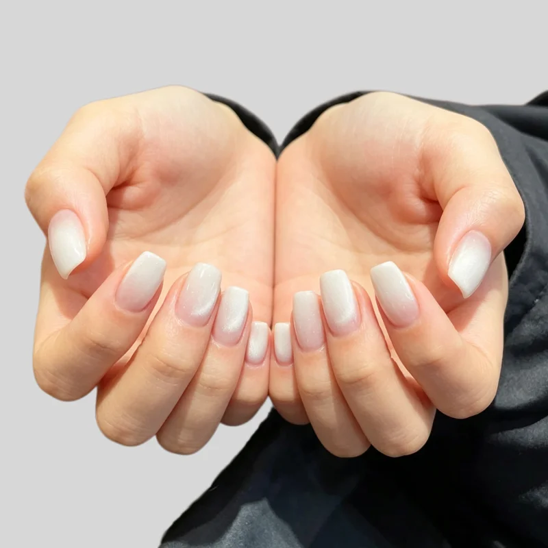 30Pcs Fake Nails Short Minimalist “White Moonlight” Cat-Eye Nails with Press-On Design—High-Quality Nails Perfect for Girls
30Pcs Fake Nails Short Minimalist “White Moonlight” Cat-Eye Nails with Press-On Design—High-Quality Nails Perfect for Girls