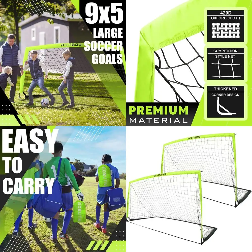 Portable Soccer Goal Set for Kids, Suitable for Indoor and Outdoor Use, Ideal for Youth and Adults Training
Portable Soccer Goal Set for Kids, Suitable for Indoor and Outdoor Use, Ideal for Youth and Adults Training