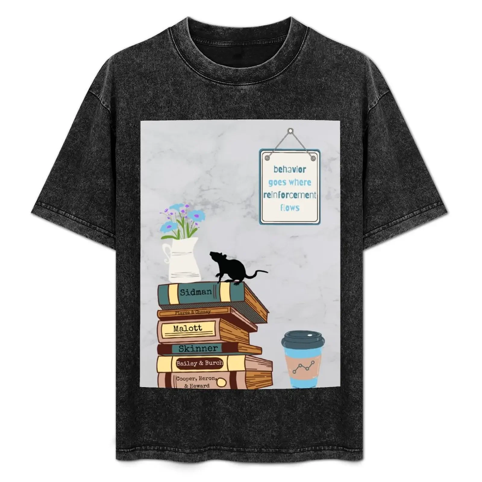 BCBA book stack blue T-Shirt Casual Street Style Short Sleeve Tee
BCBA book stack blue T-Shirt Casual Street Style Short Sleeve Tee