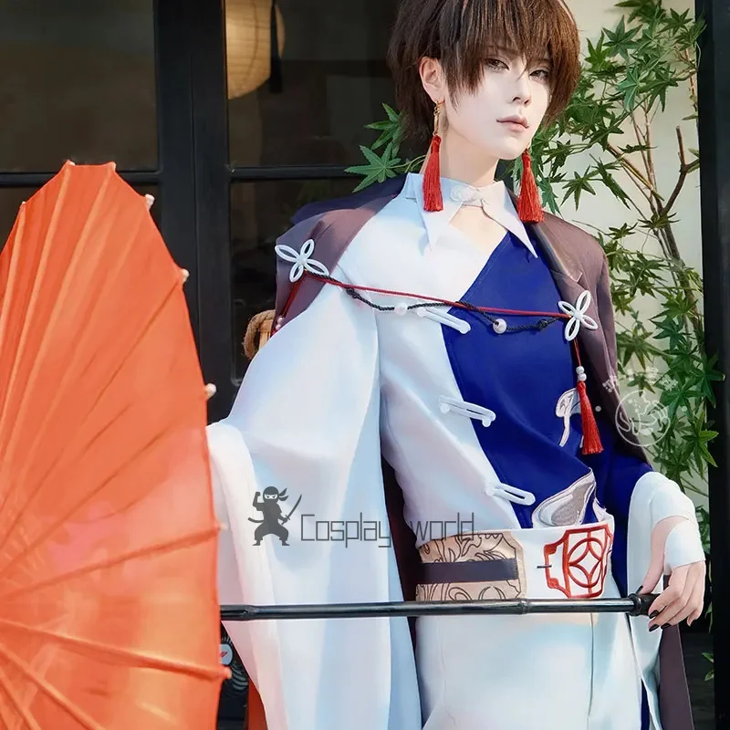 New Anime Bungo Stray Dogs Cosplay Costume Dazai Osamu Chinese Style Coat Pants Uniform Halloween Party Prop Men Woman Suits
New Anime Bungo Stray Dogs Cosplay Costume Dazai Osamu Chinese Style Coat Pants Uniform Halloween Party Prop Men Woman Suits