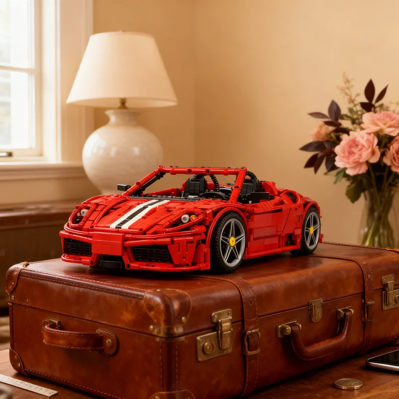 2987 деталей MOC F430 Scuderia Spider 16m, техническая модель, конструктор, подарок, креативный коллекционный декор, премиум-класс для взрослых
2987 деталей MOC F430 Scuderia Spider 16m, техническая модель, конструктор, подарок, креативный коллекционный декор, премиум-класс для взрослых