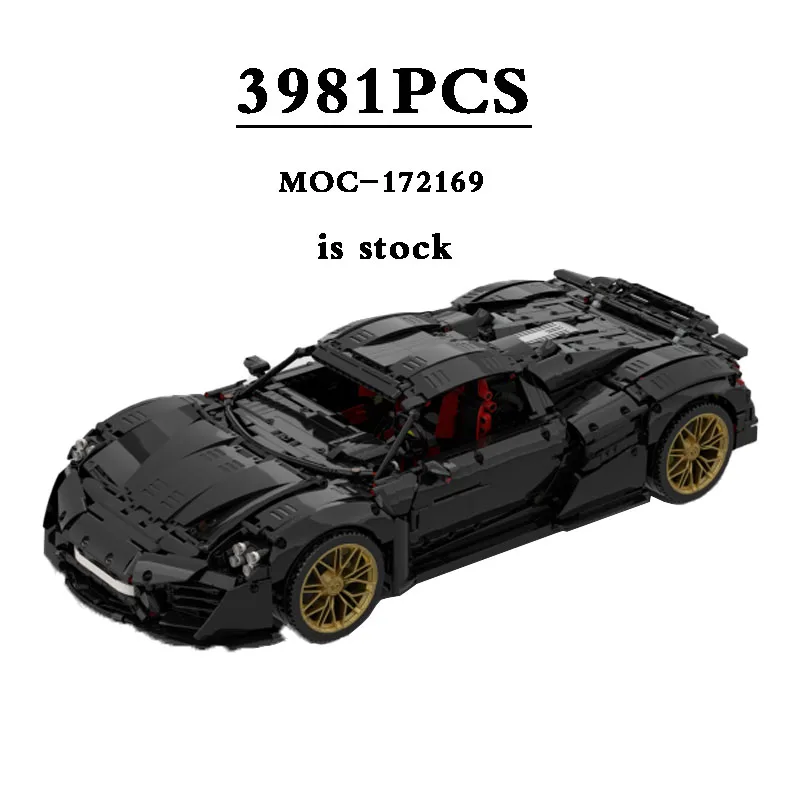 New MOC-172169 Classic Roadster Model 3981pcs 1:8 Scale Racing Supercar Building Block Toy Boy Toy DIY Christmas Gift
New MOC-172169 Classic Roadster Model 3981pcs 1:8 Scale Racing Supercar Building Block Toy Boy Toy DIY Christmas Gift