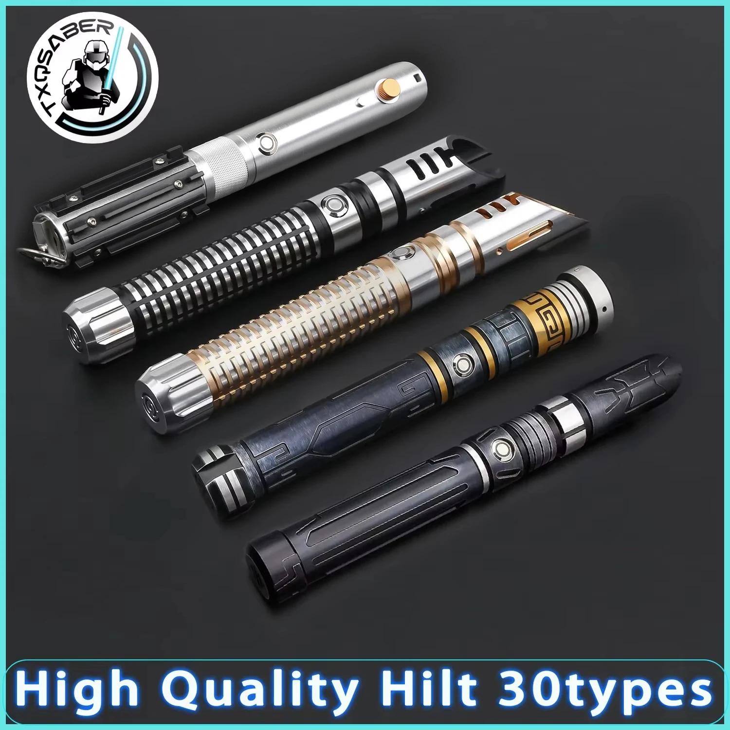 TXQSABER High Quality Metal Hilt 30 types with SD RGB Neopixel SNV4-Pro Proffie v2.2 Cores No Blade Optional Cospaly toy
TXQSABER High Quality Metal Hilt 30 types with SD RGB Neopixel SNV4-Pro Proffie v2.2 Cores No Blade Optional Cospaly toy