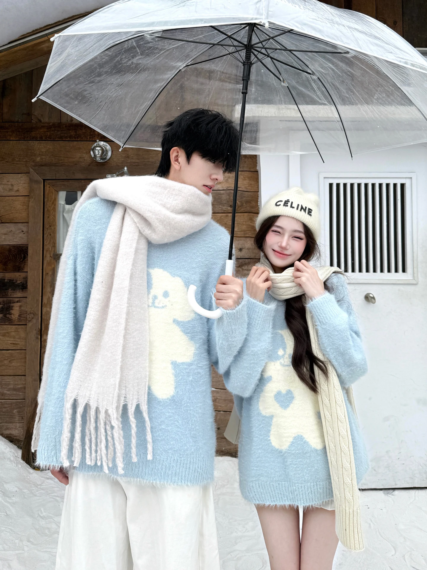 Soft Warm Dog Patterned Faux Mink Knitwear Casual Style Long Sleeve round Neck Outerwear for Men And Women Autumn Winter Coat
Soft Warm Dog Patterned Faux Mink Knitwear Casual Style Long Sleeve round Neck Outerwear for Men And Women Autumn Winter Coat