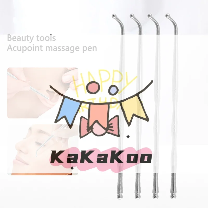 Double Head Stainless Steel Manual Acupuncture Pen Trigger Point Massager Deep Tissue Massage Tool For Body Meridian Pain Relief
Double Head Stainless Steel Manual Acupuncture Pen Trigger Point Massager Deep Tissue Massage Tool For Body Meridian Pain Relief