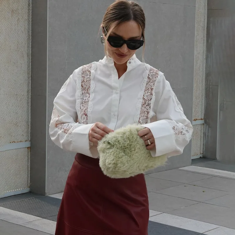 Tuularose женская кружевная блузка белая модная полая прозрачная кружевная лоскутная блузка на шнуровке новая уличная женская рубашка
Tuularose женская кружевная блузка белая модная полая прозрачная кружевная лоскутная блузка на шнуровке новая уличная женская рубашка