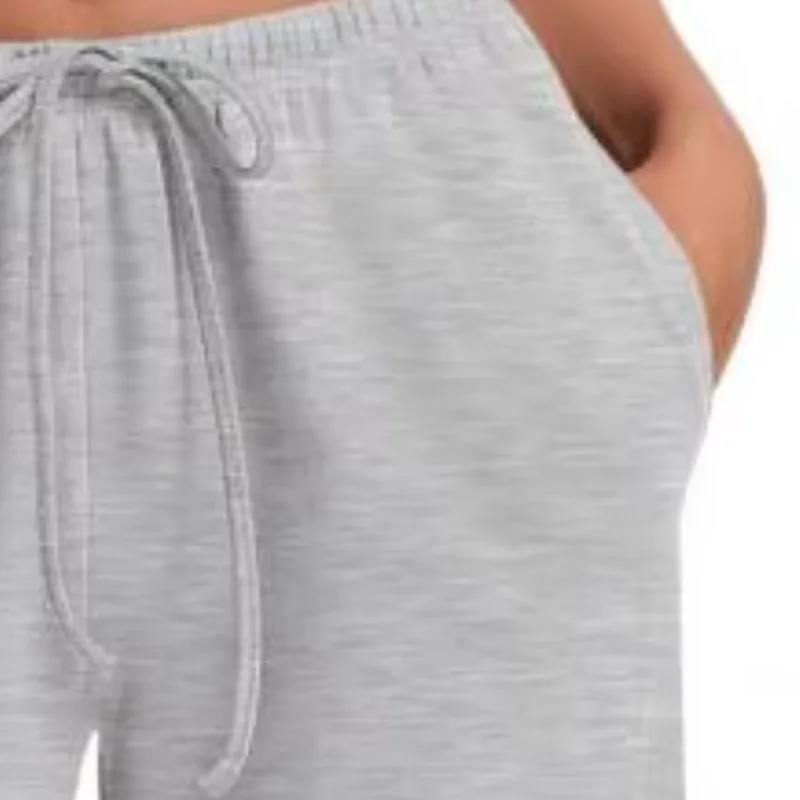 Women Relaxed Fit Pants Elastic High Waist Wide Leg Soft Fabric Casual Trousers with Adjustable Pockets Pure Color Long Pants
Women Relaxed Fit Pants Elastic High Waist Wide Leg Soft Fabric Casual Trousers with Adjustable Pockets Pure Color Long Pants