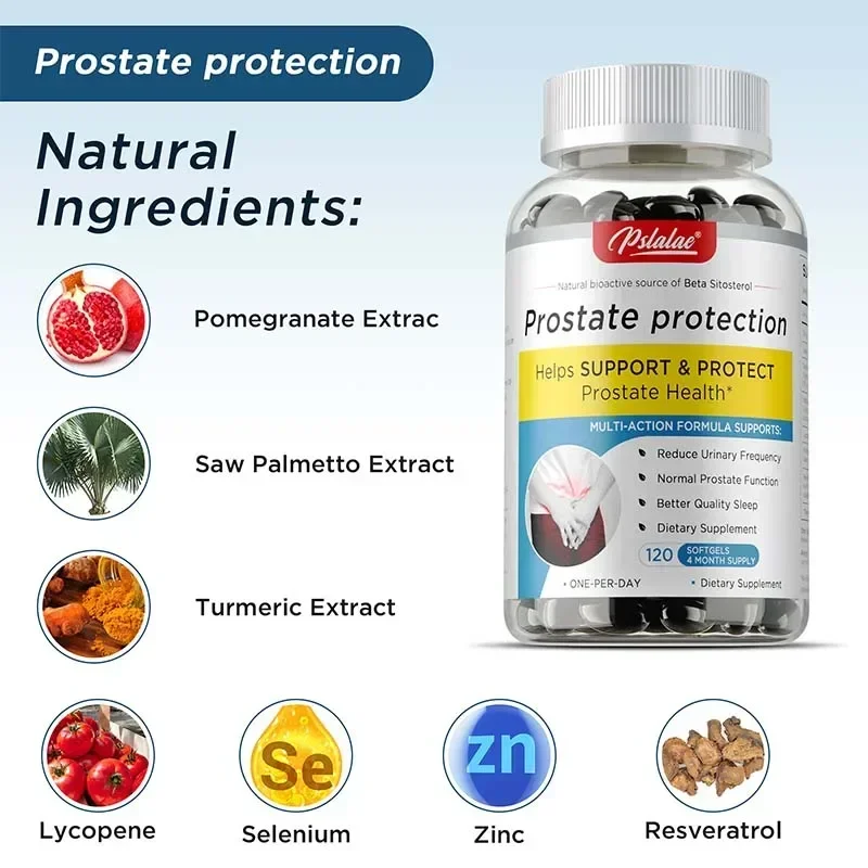 Prostate Complete Supplement - Supports Prostate & Urinary Tract Health, Relieves Frequent Urination, Strengthens Immune SystemS
Prostate Complete Supplement - Supports Prostate & Urinary Tract Health, Relieves Frequent Urination, Strengthens Immune SystemS