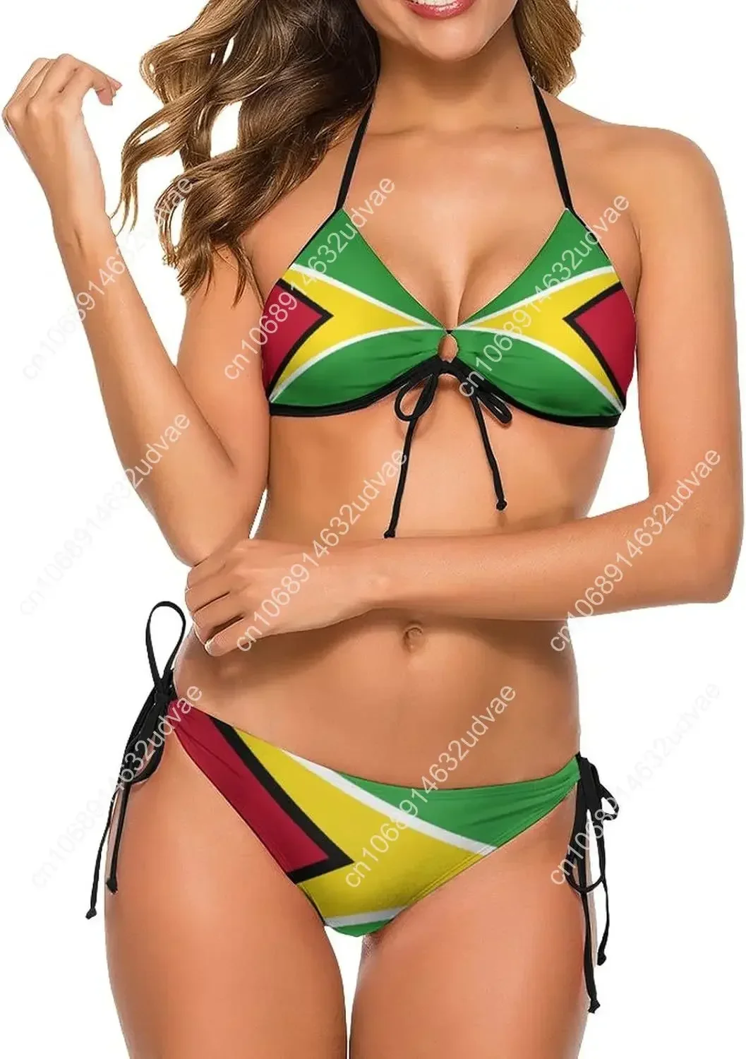 Bahamas Mexico Texas Flag Bikini Swimsuit Two Piece Summer Swimwear Halter Padded Top Tie Bottom Triangle Bikini Bathing Suit
Bahamas Mexico Texas Flag Bikini Swimsuit Two Piece Summer Swimwear Halter Padded Top Tie Bottom Triangle Bikini Bathing Suit