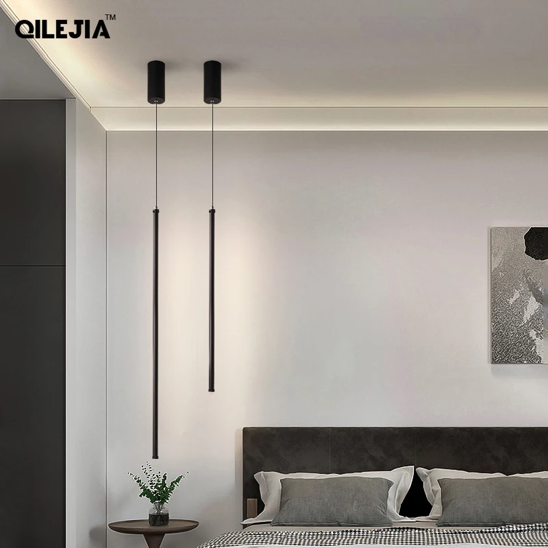Modern Minimalist Long Strip Led Pendant Lights For Bedroom Bedside TV Wall Decor Hanging Lighting Fixtures Indoor Iron Lamps
Modern Minimalist Long Strip Led Pendant Lights For Bedroom Bedside TV Wall Decor Hanging Lighting Fixtures Indoor Iron Lamps