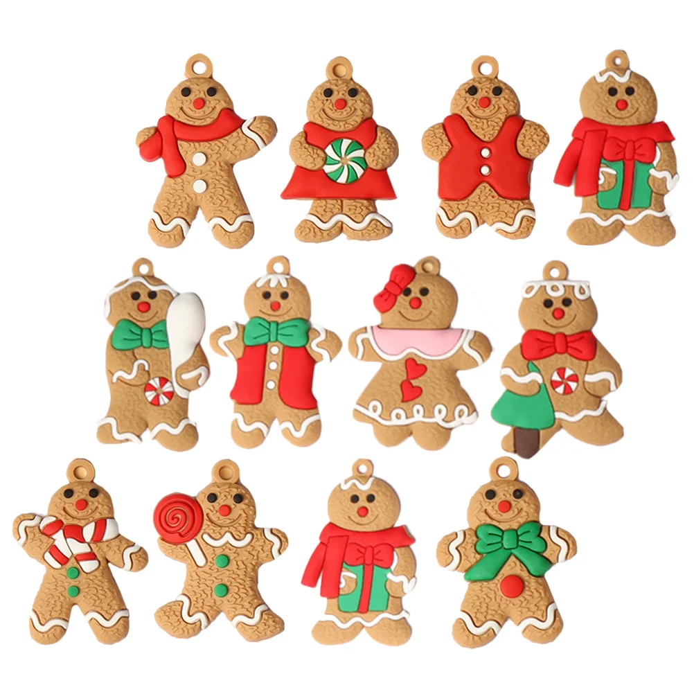 18 Pcs Christmas Gingerbread Man Hanging Ornament Decorations Biscuit Tree Pendant Pvc Soft Glue Decorative
18 Pcs Christmas Gingerbread Man Hanging Ornament Decorations Biscuit Tree Pendant Pvc Soft Glue Decorative