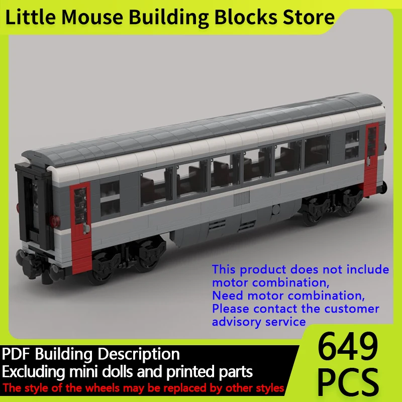City Car Model MOC Building Bricks Second Class Passenger Waggon Modular Technology Gifts Holiday Assemble Children Toys Suit
City Car Model MOC Building Bricks Second Class Passenger Waggon Modular Technology Gifts Holiday Assemble Children Toys Suit