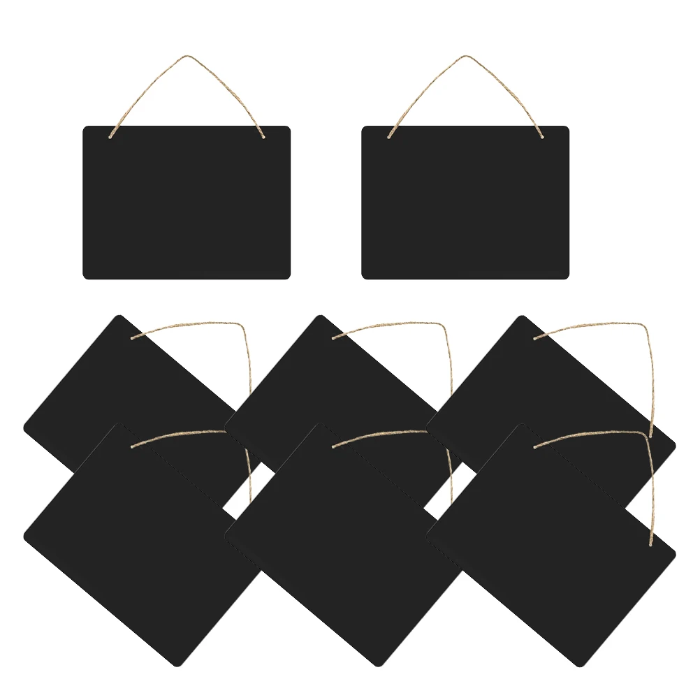 8pcs Small Blackboard with Lanyard Hanging Chalkboard Signs Wood Message Board Shaped Wooden Pendant Practical Addition
8pcs Small Blackboard with Lanyard Hanging Chalkboard Signs Wood Message Board Shaped Wooden Pendant Practical Addition