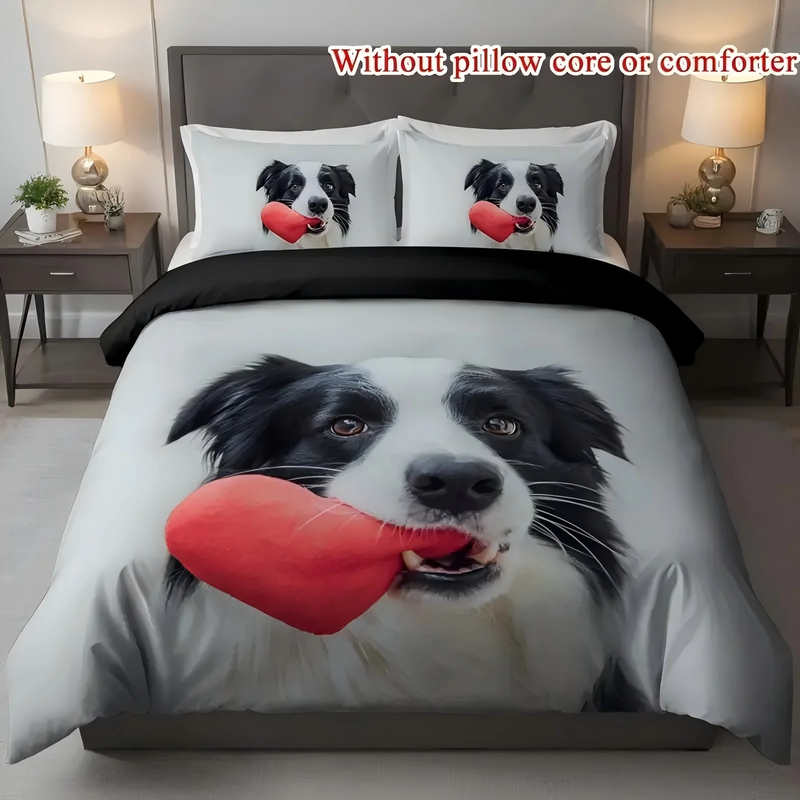 Cute Dog 3d Cartoon Printed Bedding Cover Lovely Animal theme Quilt cover set Soft Comfortable Polyester Duvet Cover Pillowcases
Cute Dog 3d Cartoon Printed Bedding Cover Lovely Animal theme Quilt cover set Soft Comfortable Polyester Duvet Cover Pillowcases