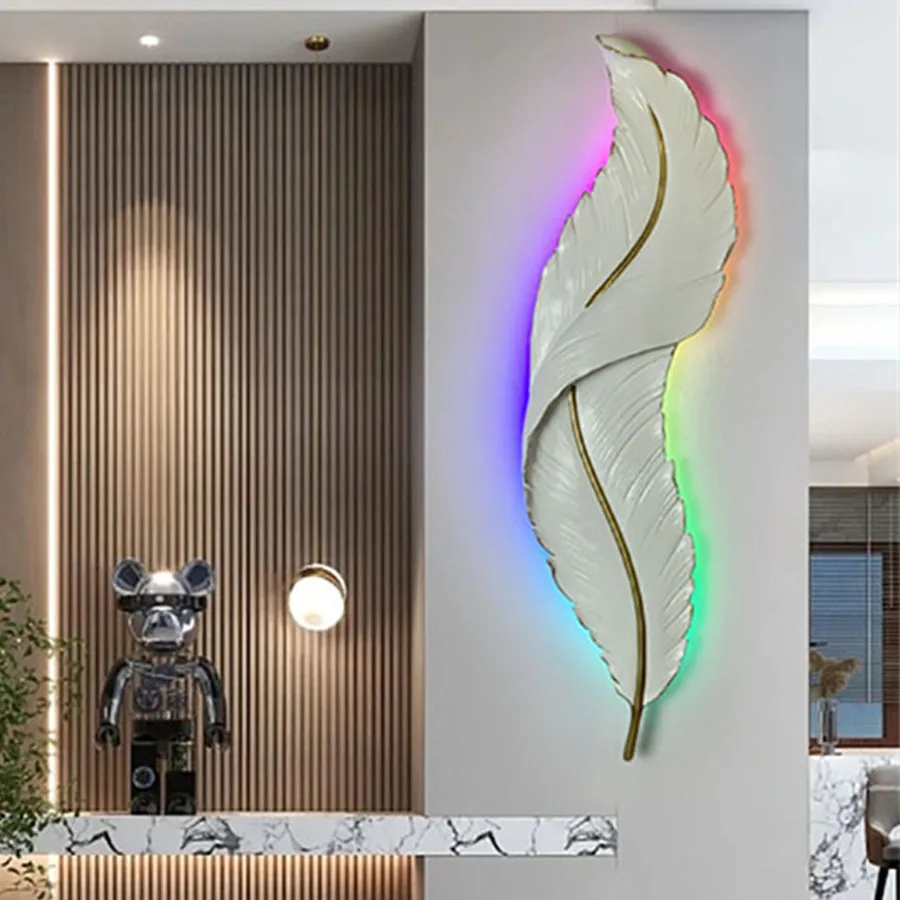 Скандинавская настенная лампа Dreamcolor с разноцветными перьями, роскошная прикроватная тумбочка для спальни, настенное освещение для телевизора, дивана
Скандинавская настенная лампа Dreamcolor с разноцветными перьями, роскошная прикроватная тумбочка для спальни, настенное освещение для телевизора, дивана