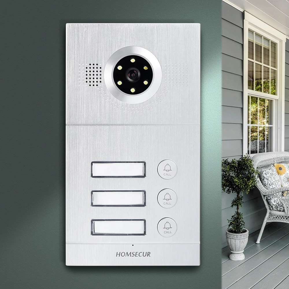 IP Outdoor Unit BC121IP-3S Flush Mount PoE For HOMSECUR HDK PoE Video Door Phone System
IP Outdoor Unit BC121IP-3S Flush Mount PoE For HOMSECUR HDK PoE Video Door Phone System