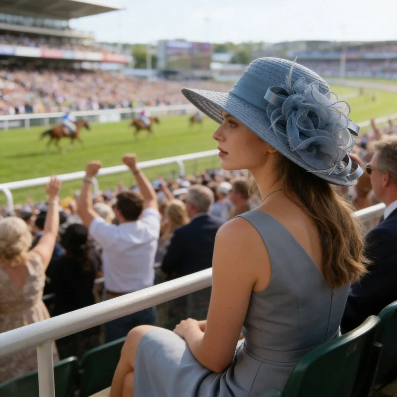Women's Elegant Floral Sun Hat with Wide Edge Round Crown Fashion Hat Suitable for Weddings and Horse Racing Church Headwear
Women's Elegant Floral Sun Hat with Wide Edge Round Crown Fashion Hat Suitable for Weddings and Horse Racing Church Headwear