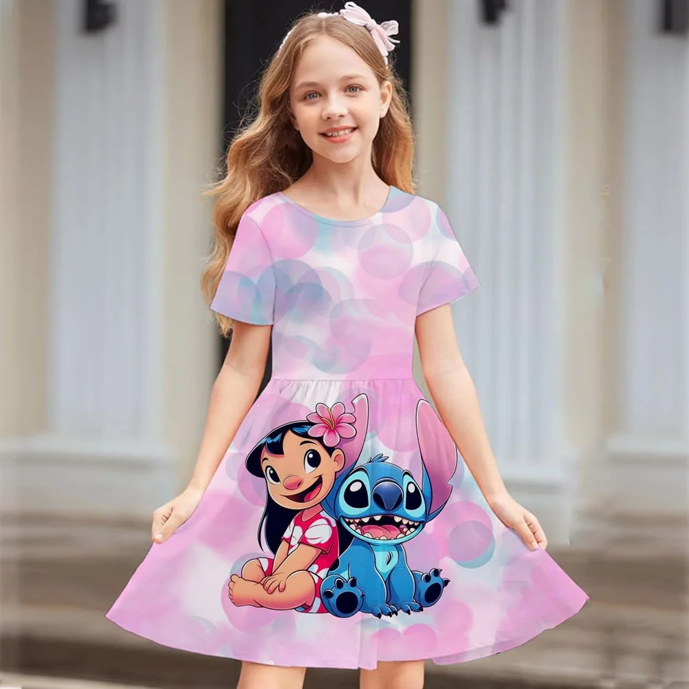 MINISO новое летнее платье для девочек, милая детская одежда с 3D принтом Disney Stitch, 2025 г., милая модная удобная удобная одежда принцессы с героями мультфильмов
MINISO новое летнее платье для девочек, милая детская одежда с 3D принтом Disney Stitch, 2025 г., милая модная удобная удобная одежда принцессы с героями мультфильмов