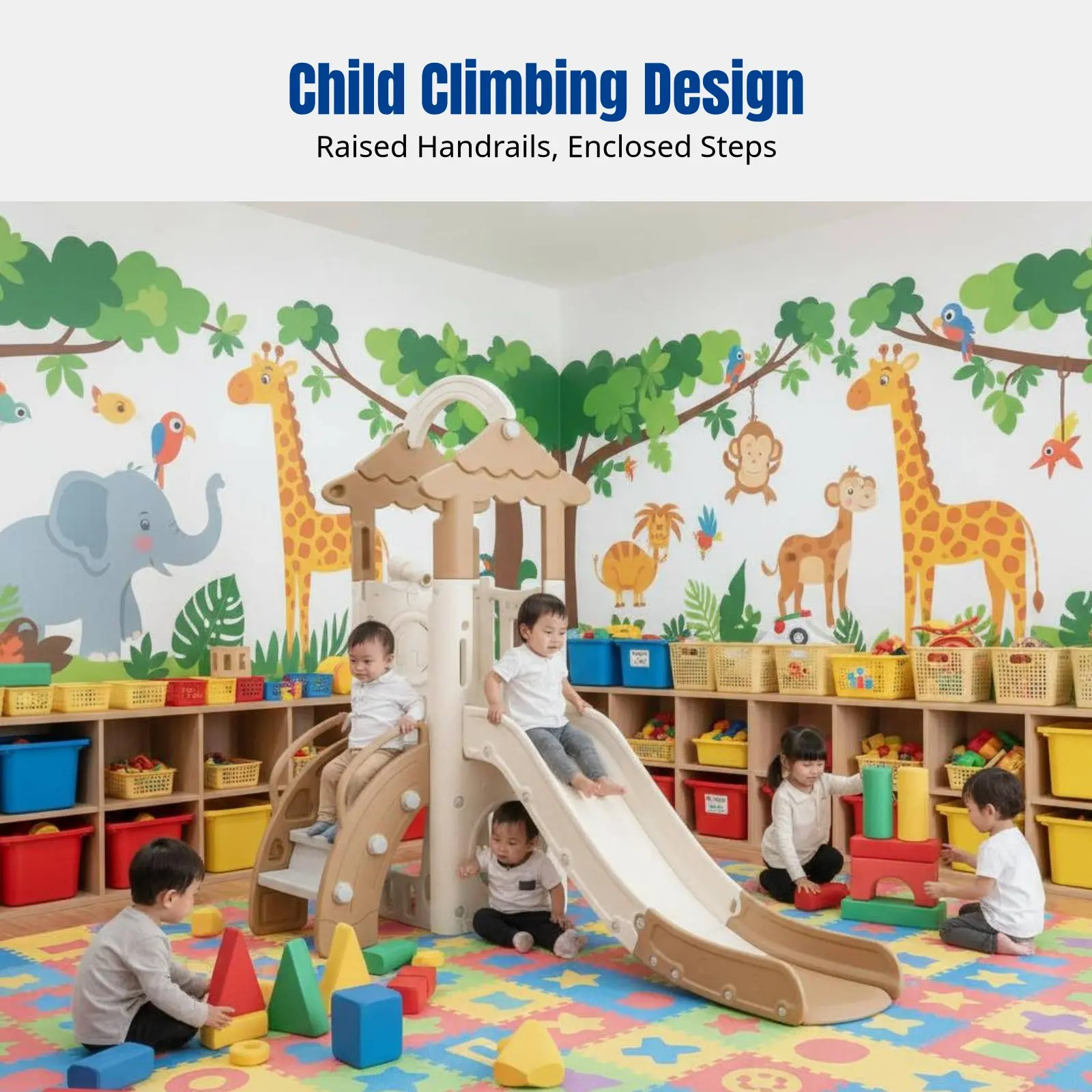 Indoor Kids Double Slide, Multifunctional Climbing Playset, Play Equipment for Boys and Girls, Gift
Indoor Kids Double Slide, Multifunctional Climbing Playset, Play Equipment for Boys and Girls, Gift