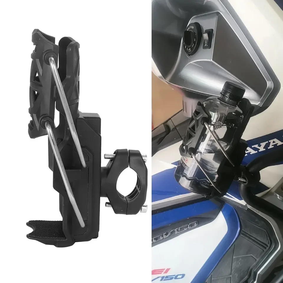 Adjustable Motorcycle Bike Cup Holder Handlebar Water Bottle Bike Mount For 32-77mm For Harley Honda Suzuki Yamaha,Kawasaki KTM
Adjustable Motorcycle Bike Cup Holder Handlebar Water Bottle Bike Mount For 32-77mm For Harley Honda Suzuki Yamaha,Kawasaki KTM