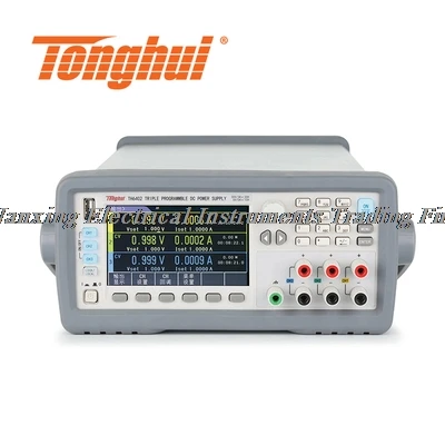 Three-Channel programmable DC power supply 2CH:30V3A90W ,1CH:6V5A30W TH6402A 10mV 1mA Accuracy TH6402 1mV 0.1mA Accuracy
Three-Channel programmable DC power supply 2CH:30V3A90W ,1CH:6V5A30W TH6402A 10mV 1mA Accuracy TH6402 1mV 0.1mA Accuracy