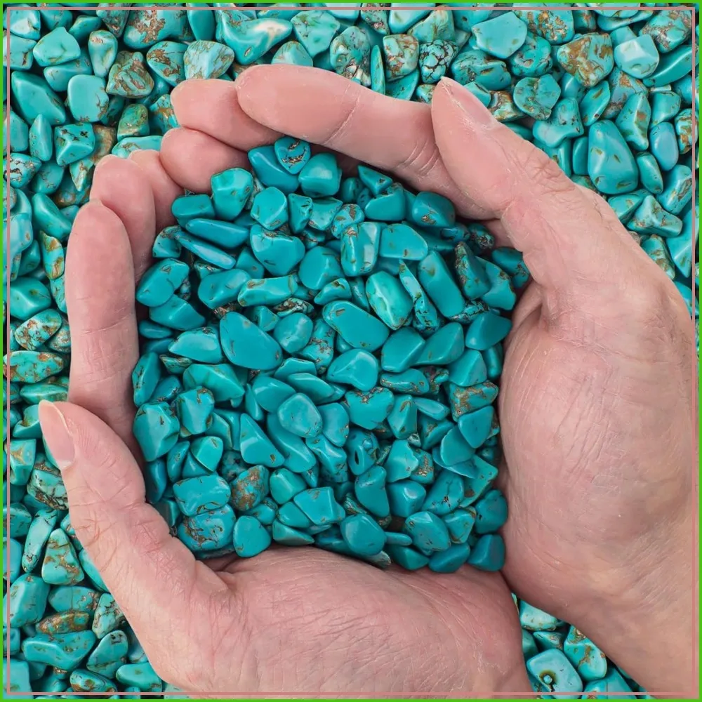 230g Blue Howlite Crushed Stone Chips, 7-9mm Polished Tumbled Stones for Vases, Garden, Fish Tank Decoration
230g Blue Howlite Crushed Stone Chips, 7-9mm Polished Tumbled Stones for Vases, Garden, Fish Tank Decoration