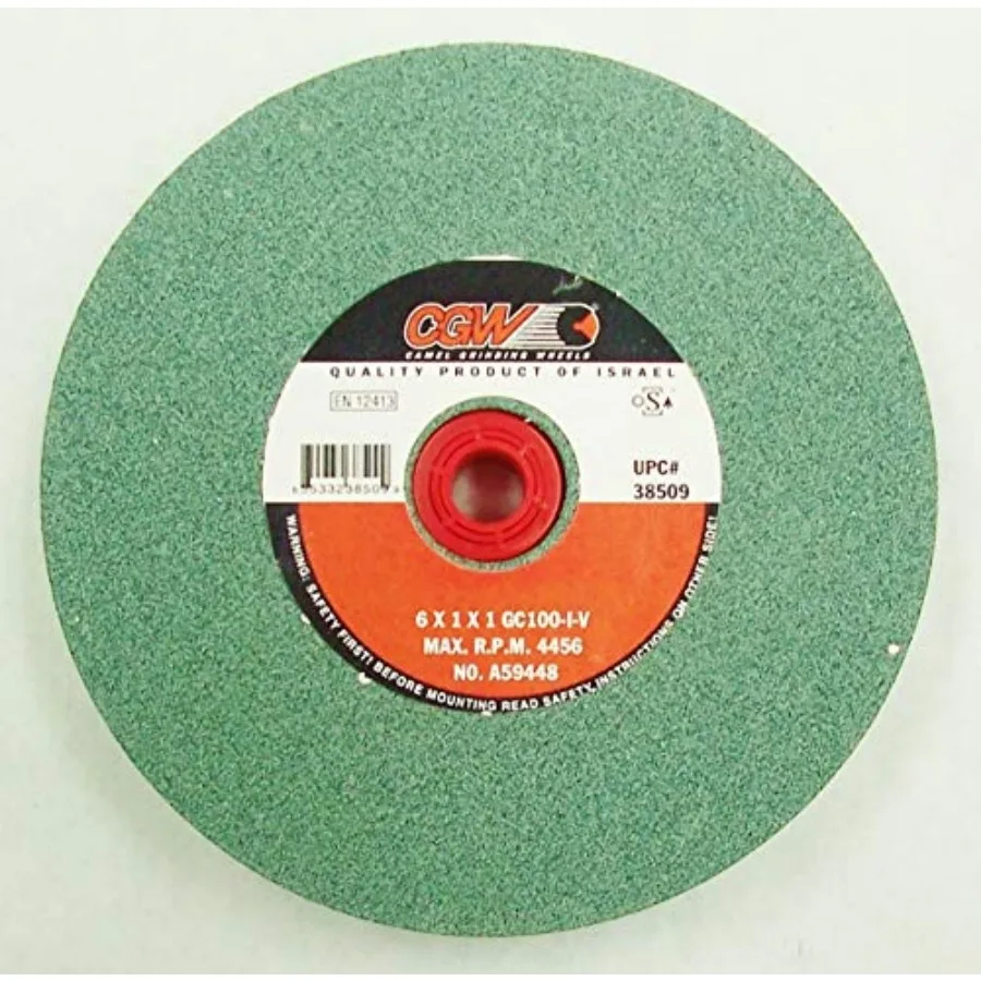 6X1X1 Telescopic Bushing for 3/4" 5/8" 1/2" Arbor Green Silicon Carbide Bench/Pedestal Grinding Wheel (100-I)
6X1X1 Telescopic Bushing for 3/4" 5/8" 1/2" Arbor Green Silicon Carbide Bench/Pedestal Grinding Wheel (100-I)