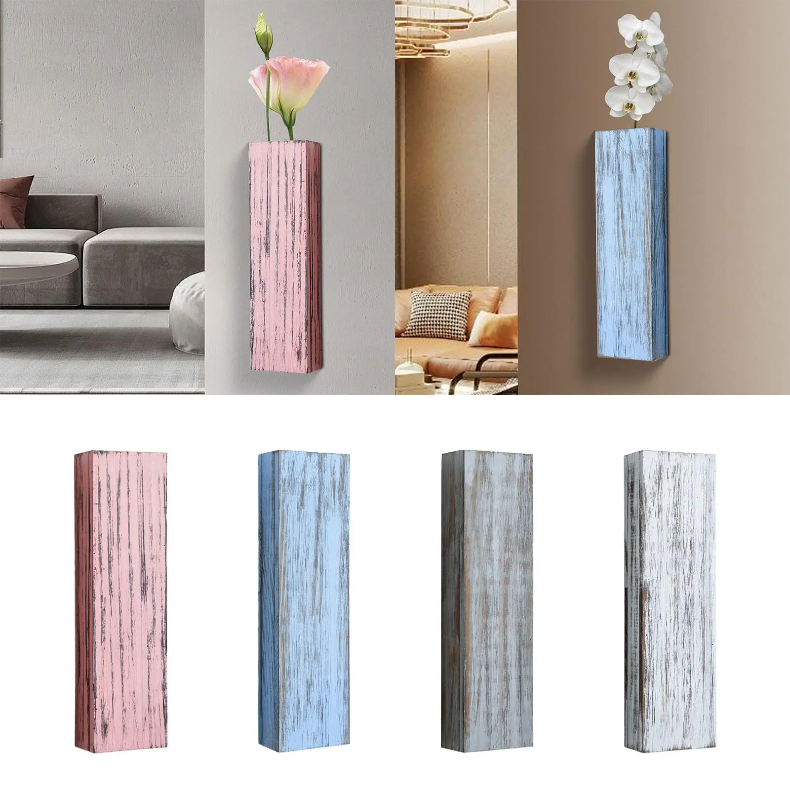 Wood Wall Planter for Indoor Plants Modern Farmhouse Wooden Hanging Vase Wall Decor for Dried Flowers Faux Greenery Plants
Wood Wall Planter for Indoor Plants Modern Farmhouse Wooden Hanging Vase Wall Decor for Dried Flowers Faux Greenery Plants