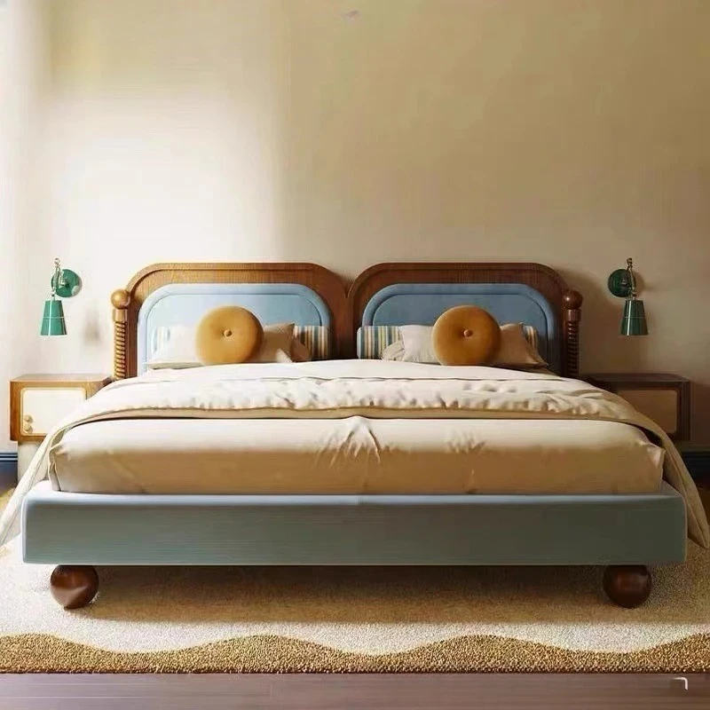 Solid wood 1.51.8 Hotel Home Furniture Soft Fabric Double Bed
Solid wood 1.51.8 Hotel Home Furniture Soft Fabric Double Bed