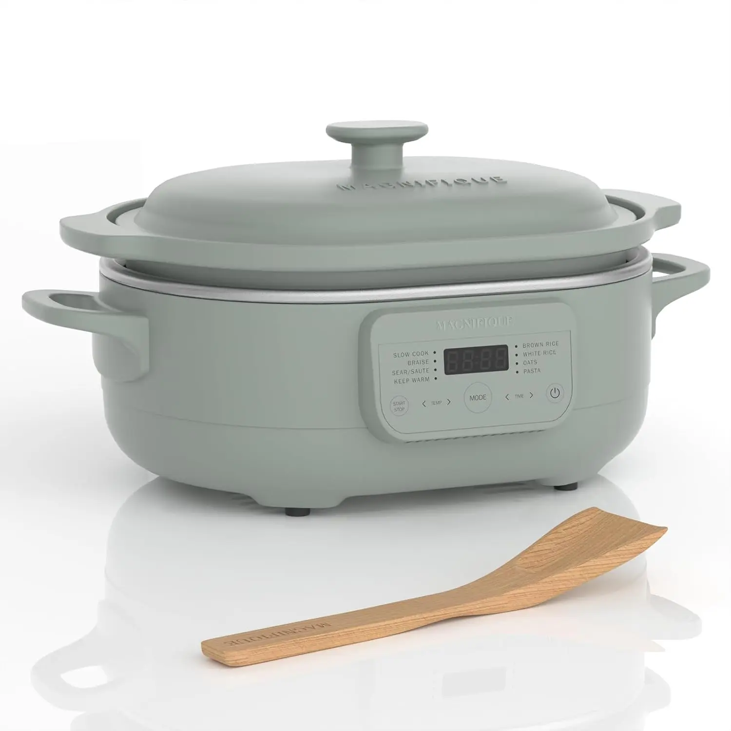 MAGNIFIQUE 4 Quart Programmable Casserole Slow Cooker, 8-in-1 Multi Cooker with Removable Non-Toxic Stoneware Crock, Claypot
MAGNIFIQUE 4 Quart Programmable Casserole Slow Cooker, 8-in-1 Multi Cooker with Removable Non-Toxic Stoneware Crock, Claypot