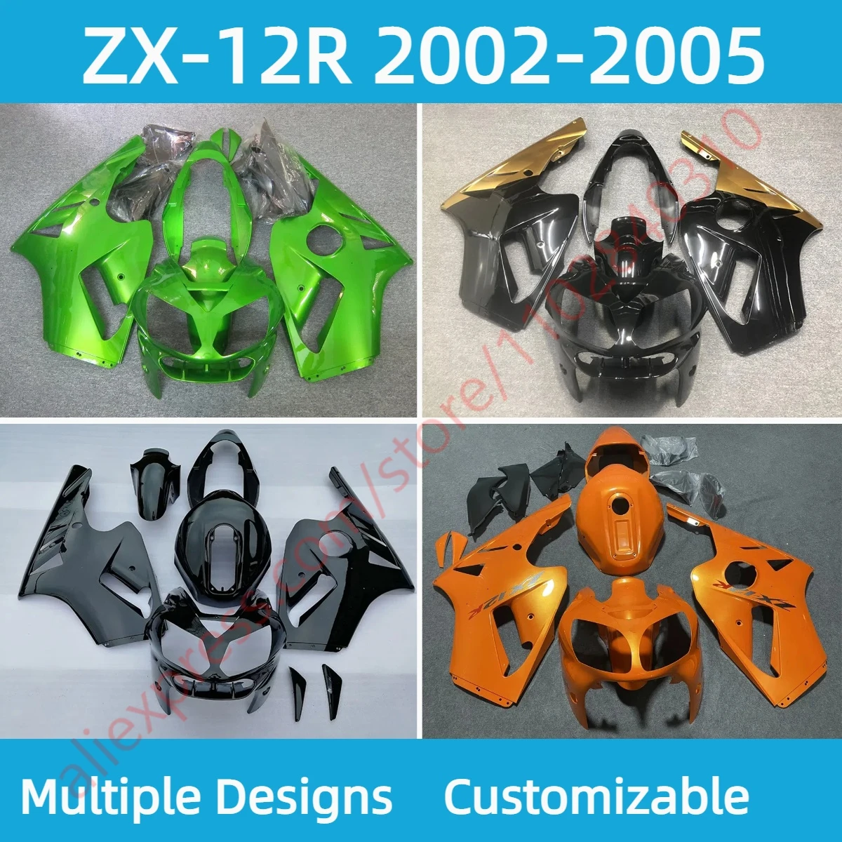 For Kawasaki ZX12R 2002 2003 2004 2005 Aftermarket Fairing Kit ZX 12R 02 03 04 05 Plastic Part Bodywork Motorcycle Fairings Set
For Kawasaki ZX12R 2002 2003 2004 2005 Aftermarket Fairing Kit ZX 12R 02 03 04 05 Plastic Part Bodywork Motorcycle Fairings Set