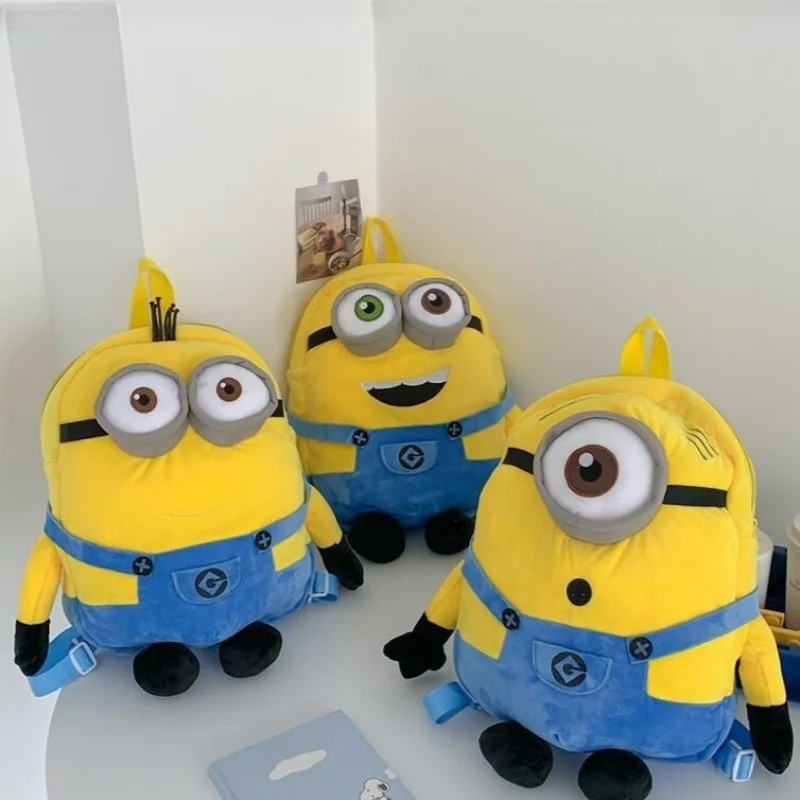 New Cartoon Anime Plush Backpack Minions Doll Large Size School Bag Large Capacity Student Cartoon Backpack Holiday Gifts
New Cartoon Anime Plush Backpack Minions Doll Large Size School Bag Large Capacity Student Cartoon Backpack Holiday Gifts