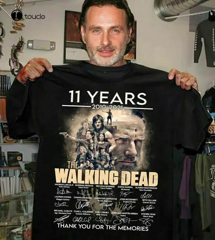 The Walking Dead 11Th Anniversary 2010-2021 Thank You T-Shirt Cotton Size S-3Xl Tee Shirt
The Walking Dead 11Th Anniversary 2010-2021 Thank You T-Shirt Cotton Size S-3Xl Tee Shirt