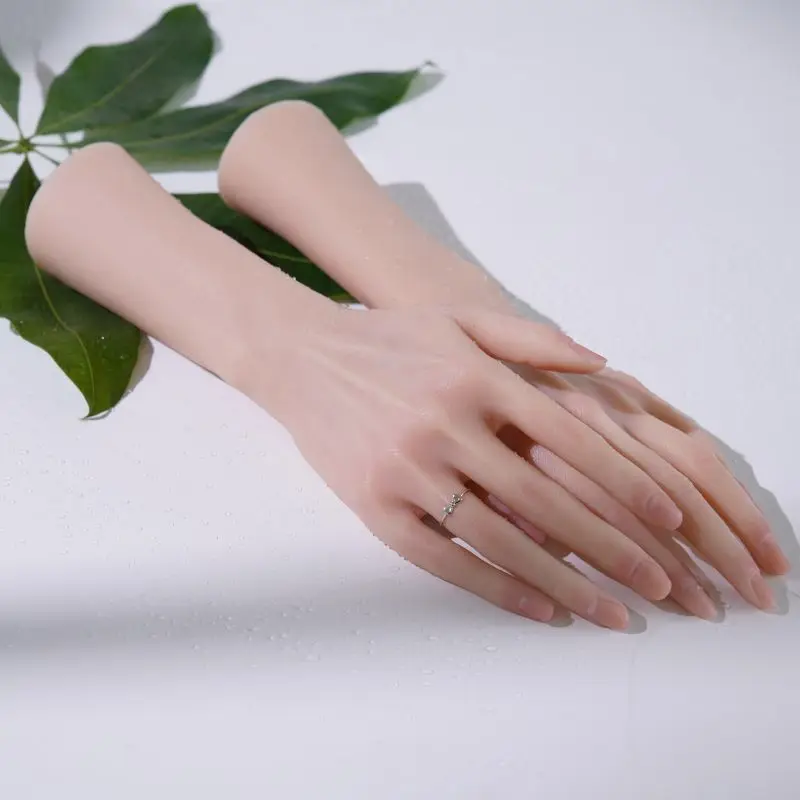 Fake Silicone Practice Hand Acrylic Nail Art Training Soft Flexible Mannequin Hand Model for Manicure DIY Salon Artists JDW08
Fake Silicone Practice Hand Acrylic Nail Art Training Soft Flexible Mannequin Hand Model for Manicure DIY Salon Artists JDW08