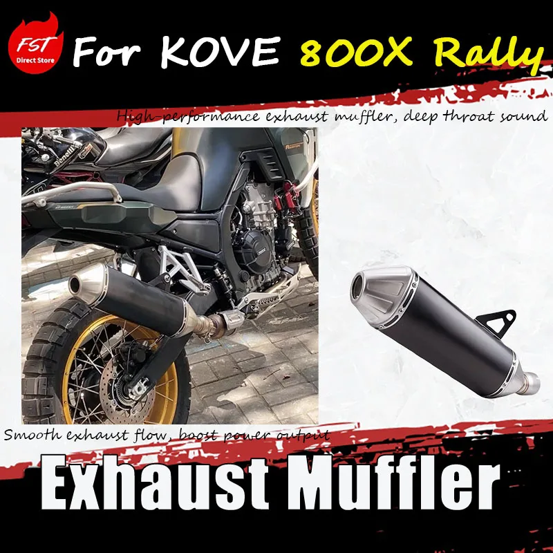For KOVE 800X Rally, the installation of the Scorpion rear section exhaust pipe is made without damaging the original components
For KOVE 800X Rally, the installation of the Scorpion rear section exhaust pipe is made without damaging the original components