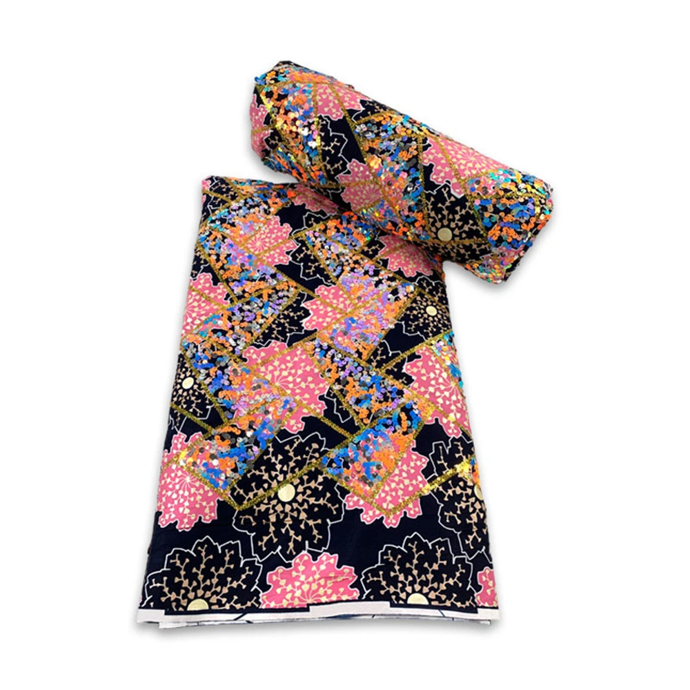 African Wax Tissu With Sequins , Cotton Wax Printed Fabric , African Wax Material For Women Dress 6 Yards
African Wax Tissu With Sequins , Cotton Wax Printed Fabric , African Wax Material For Women Dress 6 Yards