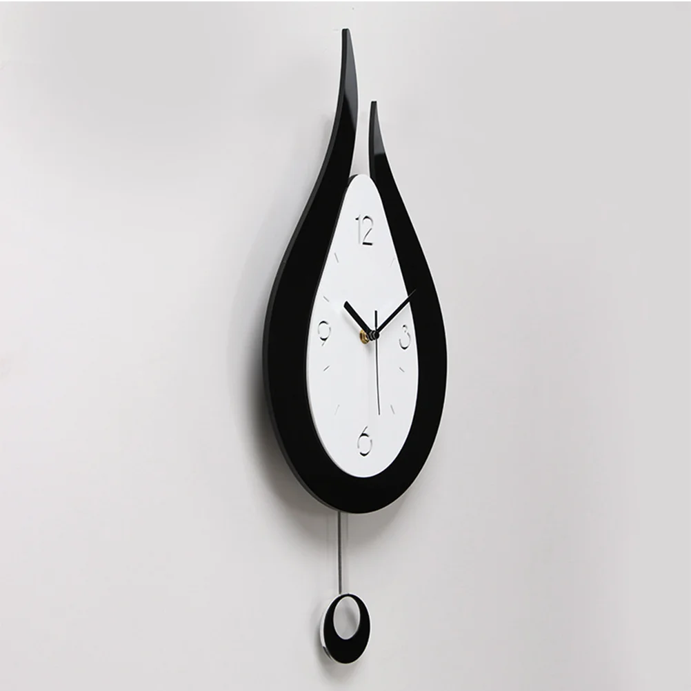 Creative Wall Clock Acrylic Elegant Wonderful Swinging Wall Clock Water Drop Shape Wall Clock (Without )
Creative Wall Clock Acrylic Elegant Wonderful Swinging Wall Clock Water Drop Shape Wall Clock (Without )