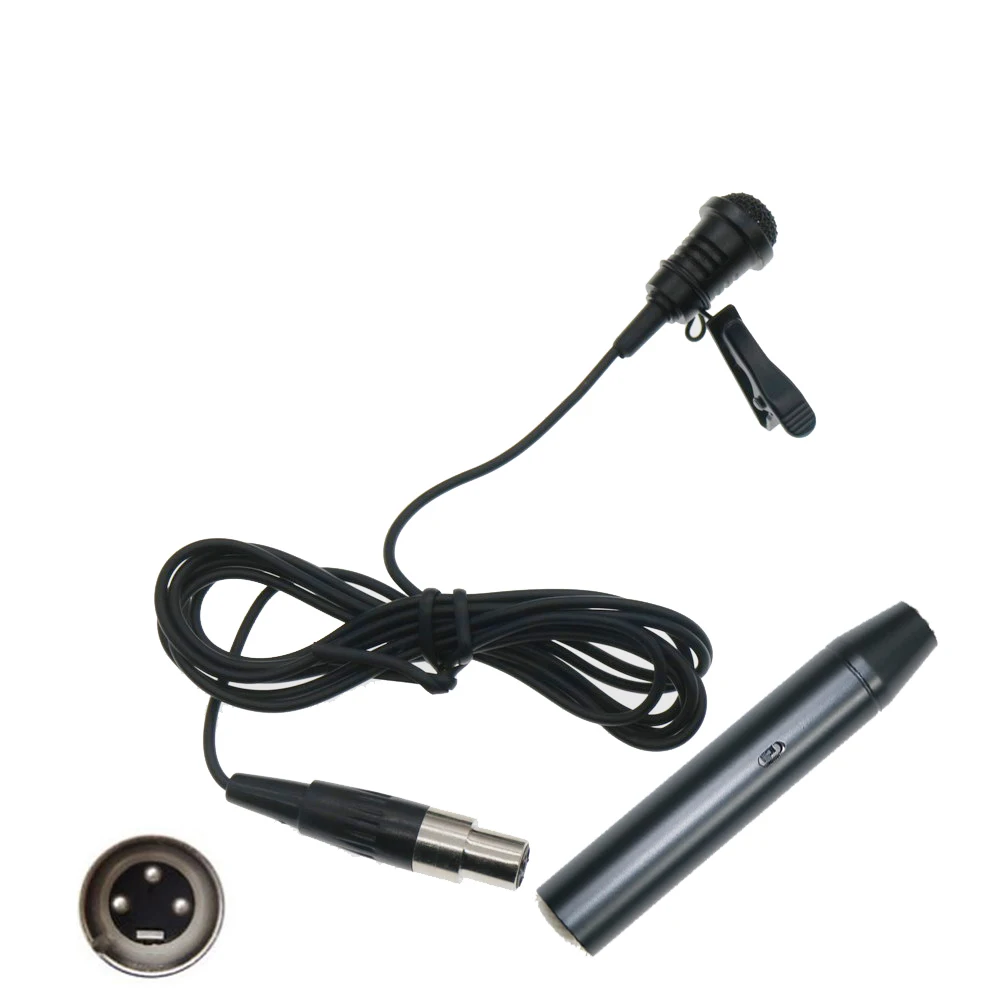WL88 Clip-On Lavalier Cardioid Condenser Instrument Microphone For Shure On Audio Sound Mixer 3Pin XLR 48V Phantom Adapter Music
WL88 Clip-On Lavalier Cardioid Condenser Instrument Microphone For Shure On Audio Sound Mixer 3Pin XLR 48V Phantom Adapter Music