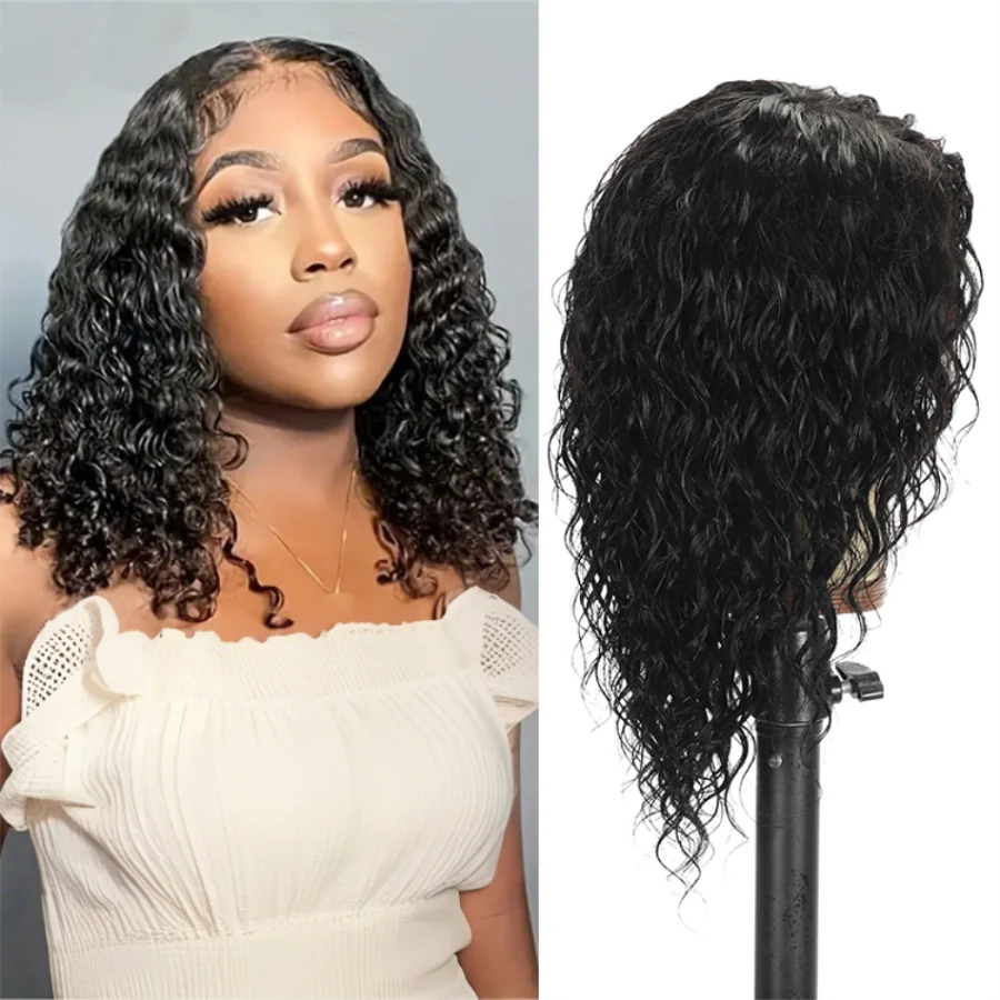 12A Brazilian Water Wave Wig Non Lace Full Machine Made Wig Human Hair Wigs For Women Brazilian Short Curly Wig Natural Black
12A Brazilian Water Wave Wig Non Lace Full Machine Made Wig Human Hair Wigs For Women Brazilian Short Curly Wig Natural Black