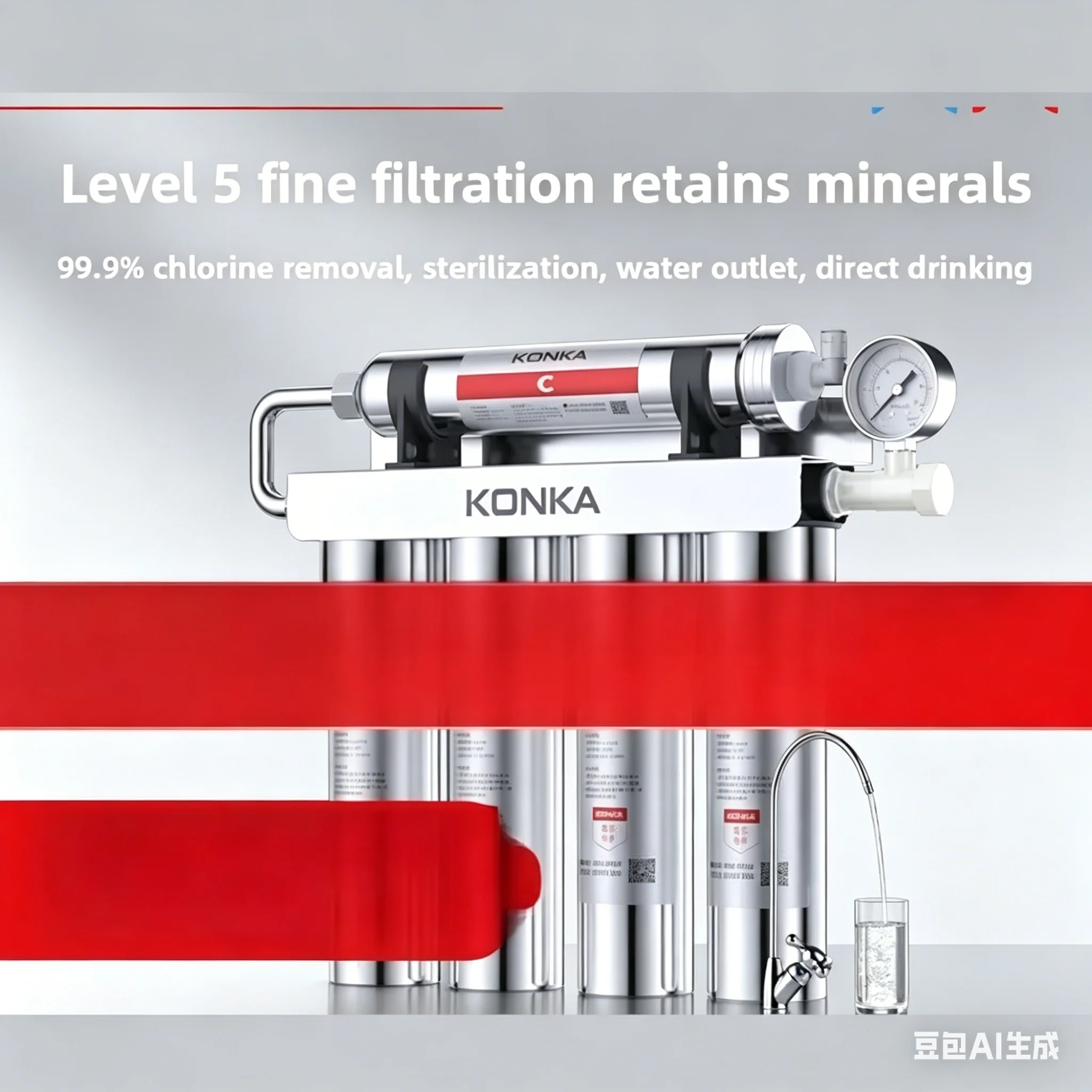 5 Stage Ultrafiltration Water Filter, Household Commercial Kitchen Tap Water Pre-Purification Direct Drinking Purifier
5 Stage Ultrafiltration Water Filter, Household Commercial Kitchen Tap Water Pre-Purification Direct Drinking Purifier