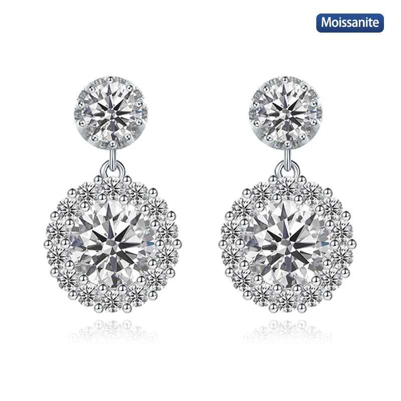 S925 Silver Moissanite Snowflake Earrings 1CT Customizable moissanite Hip Hop Style Jewelry Personalized rings Gift
S925 Silver Moissanite Snowflake Earrings 1CT Customizable moissanite Hip Hop Style Jewelry Personalized rings Gift