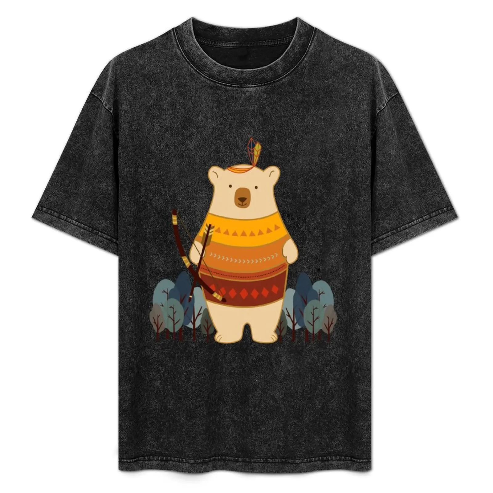 Brave Indian Bear T-Shirt oversized Aesthetic clothing vintage clothes compression shirt men
Brave Indian Bear T-Shirt oversized Aesthetic clothing vintage clothes compression shirt men