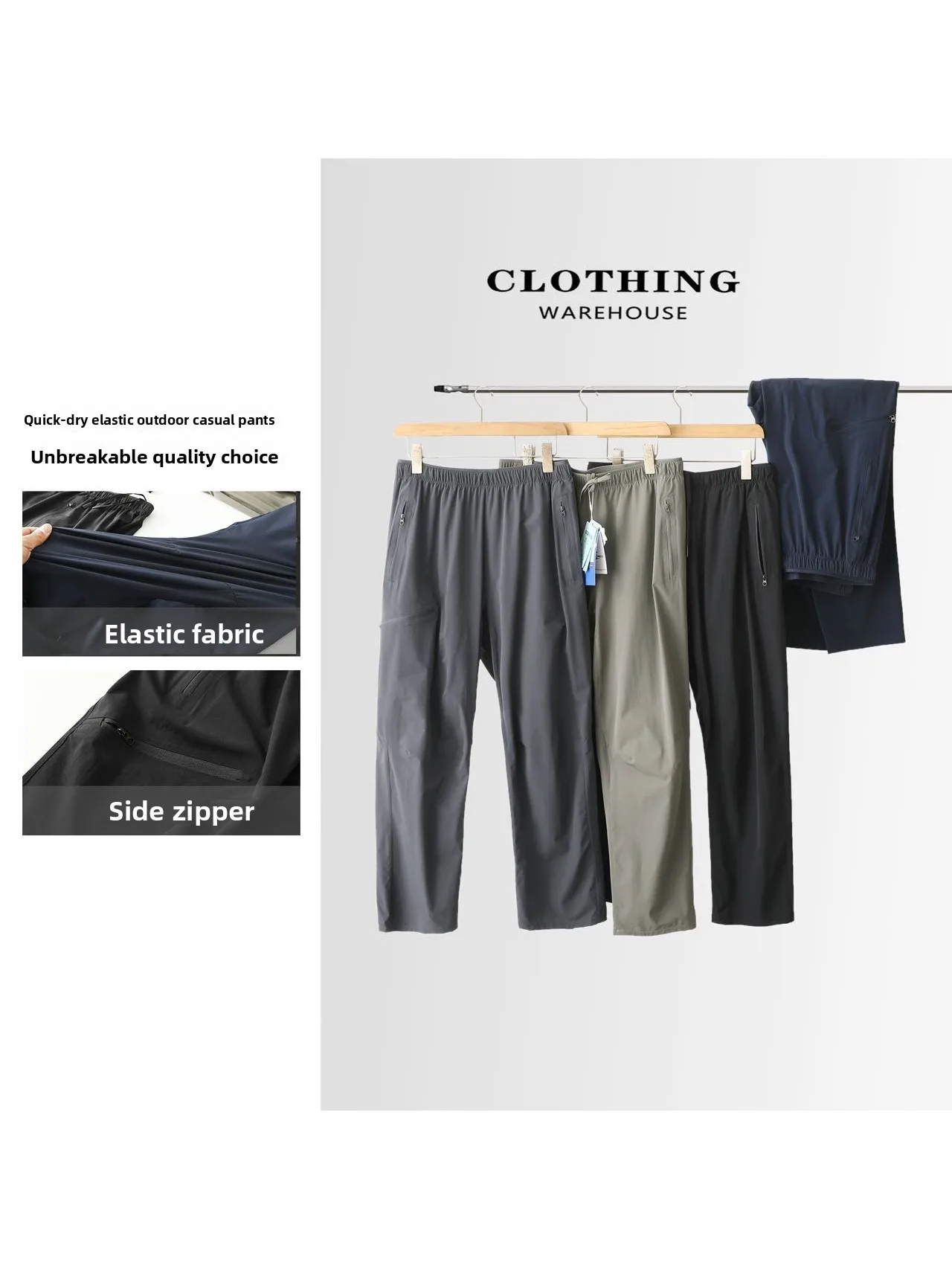 Functional 3D Stereo Breathable Men's Spring Summer Outdoor Quick Dry Comfortable Straight Leg Casual Pants
Functional 3D Stereo Breathable Men's Spring Summer Outdoor Quick Dry Comfortable Straight Leg Casual Pants
