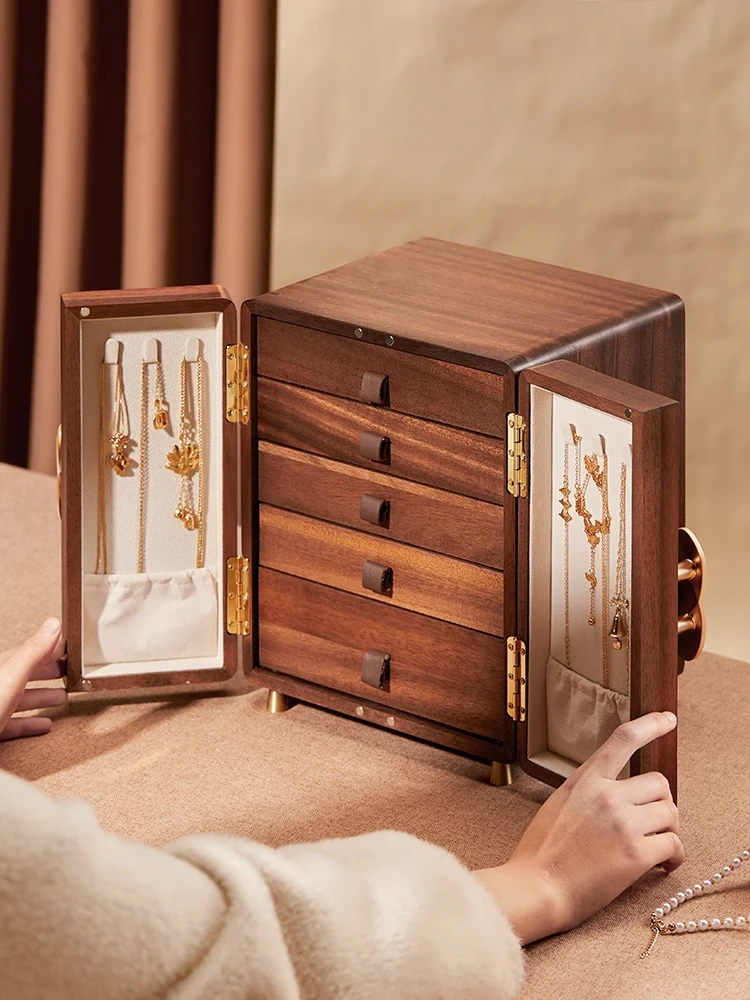 jewelry box storage box high-end exquisite large-capacity hand jewelry watch earrings earrings necklace multi-layer jewelry box
jewelry box storage box high-end exquisite large-capacity hand jewelry watch earrings earrings necklace multi-layer jewelry box
