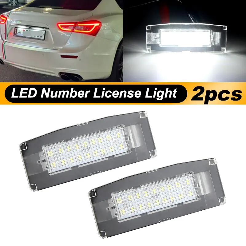 2pcs For Maserati Ghibli M157 14 15 16 17 18 19 20 LED License Number Plate Light Registration Number Lamp Canbus Error Free
2pcs For Maserati Ghibli M157 14 15 16 17 18 19 20 LED License Number Plate Light Registration Number Lamp Canbus Error Free