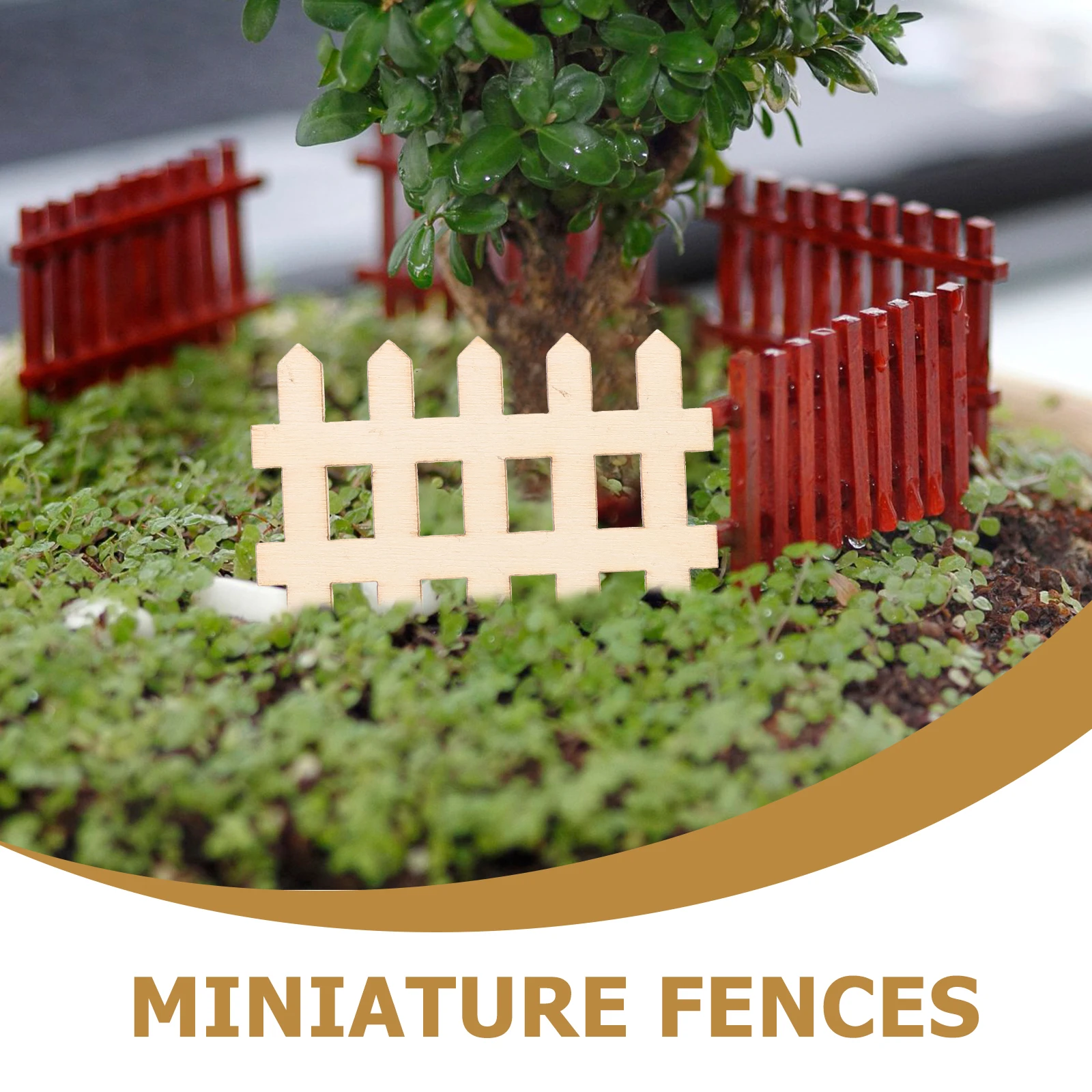 100 pcs Mini Wooden Fence Picket Blank Wood Slices for DIY Painting Craft Garden Decoration Home Decor Mini Scene Layout Prop
100 pcs Mini Wooden Fence Picket Blank Wood Slices for DIY Painting Craft Garden Decoration Home Decor Mini Scene Layout Prop