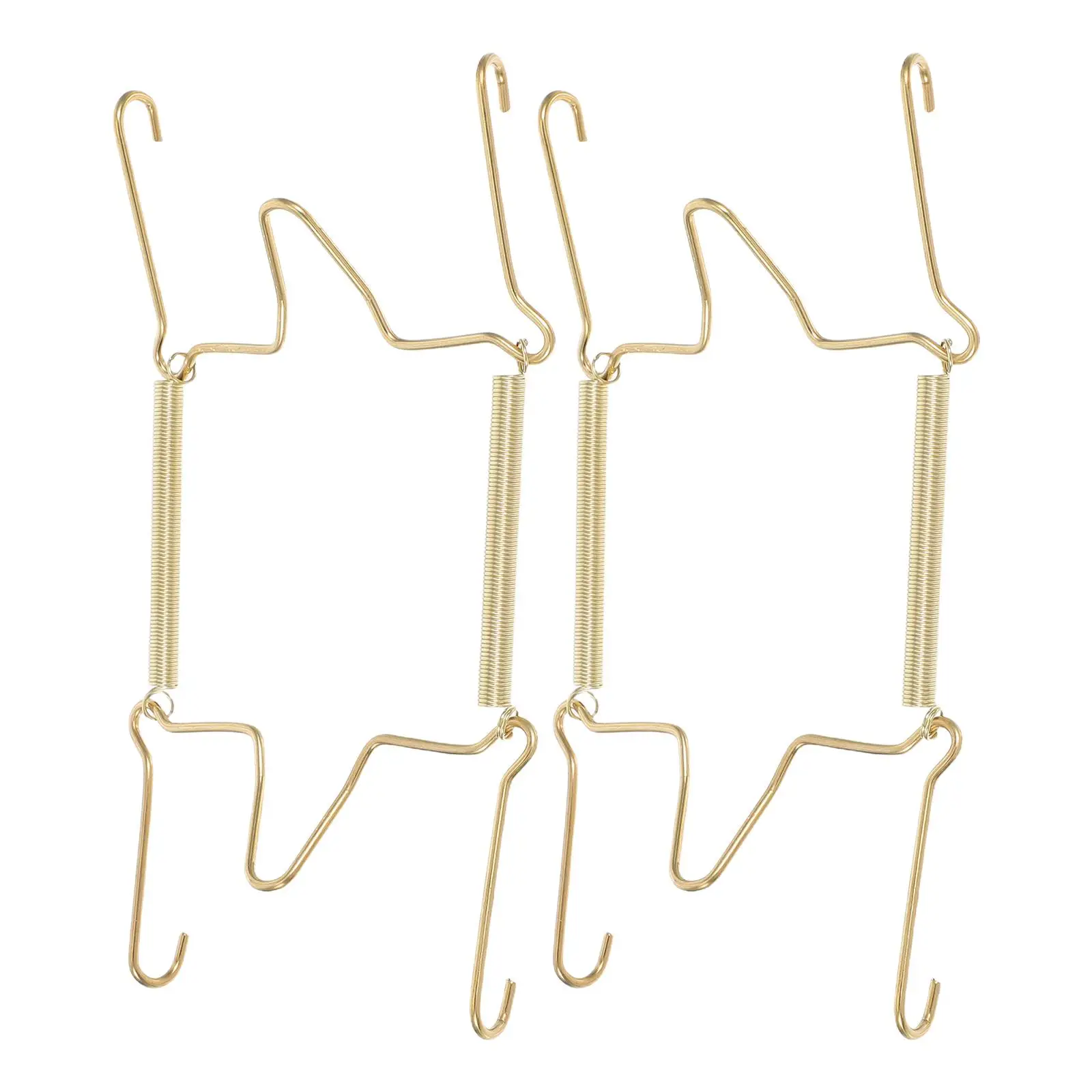 2pcs Spring Hanging Pan Hook Decorative Plate Golden Display Stand Strong Metal Ushaped Multiuse Photos Wall Nails
2pcs Spring Hanging Pan Hook Decorative Plate Golden Display Stand Strong Metal Ushaped Multiuse Photos Wall Nails
