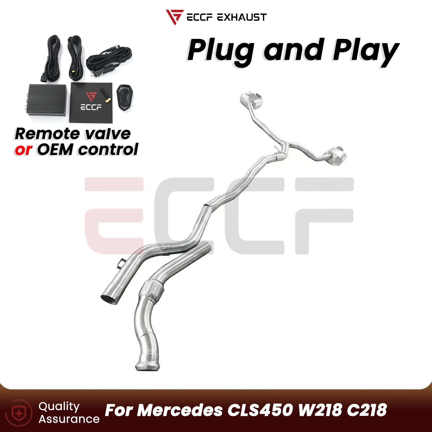Sporty T304 Stainless Steel Catback Exhaust For Mercedes CLS450 W218 C218 Aggressive Sound Plug and Play Performance Upgrade
Sporty T304 Stainless Steel Catback Exhaust For Mercedes CLS450 W218 C218 Aggressive Sound Plug and Play Performance Upgrade