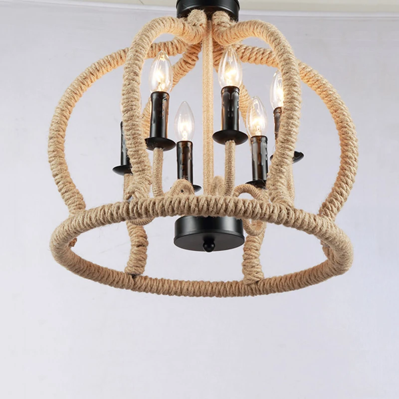 Hemp Rope Chandelier Retro Industrial Style Clothing Shop Coffee Shop And Creative American Iron Chandelier
Hemp Rope Chandelier Retro Industrial Style Clothing Shop Coffee Shop And Creative American Iron Chandelier